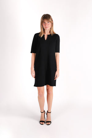 Notch Neck Dress | All Colors