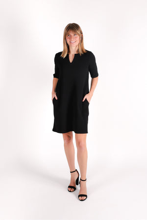 Notch Neck Dress | All Colors